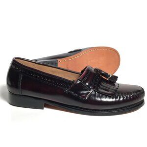 G.H. Bass & Co. Brown Leather Tassel Loafers and Slip-Ons Size 10